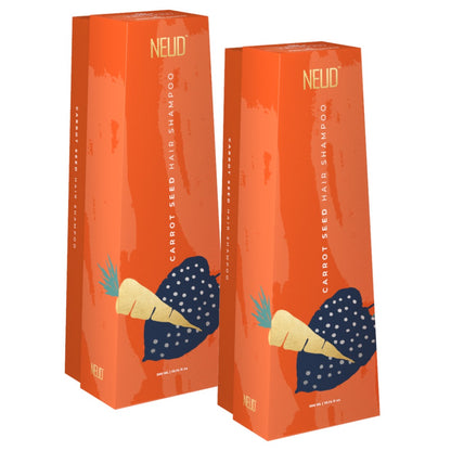 NEUD Carrot Seed Premium Shampoo for Men & Women - Get Free Zipper Pouch