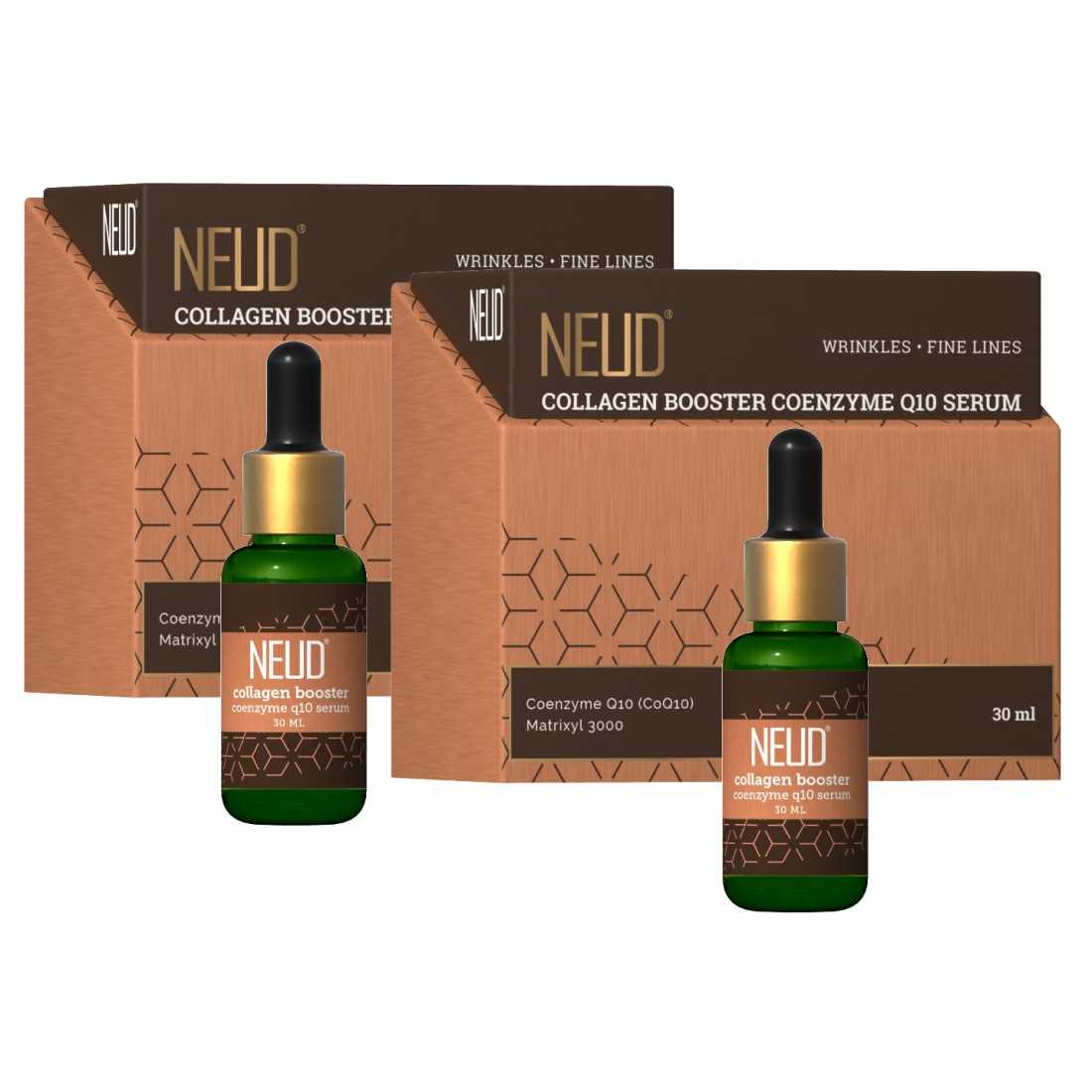 NEUD Collagen Booster Coenzyme Q10 Serum With Matrixyl 3000 and Aloe Vera - 30 ml