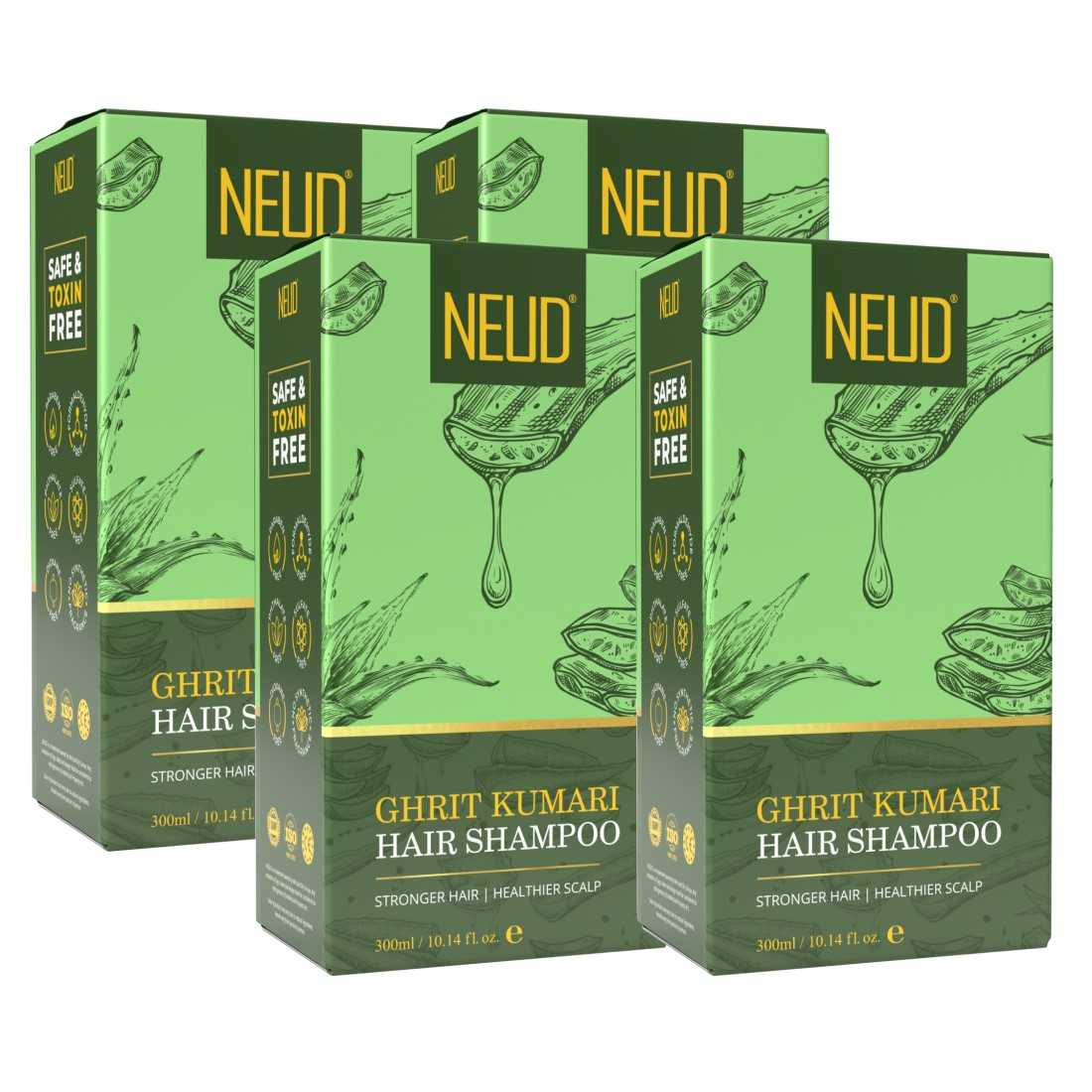 NEUD Premium Ghrit Kumari Hair Shampoo for Men & Women