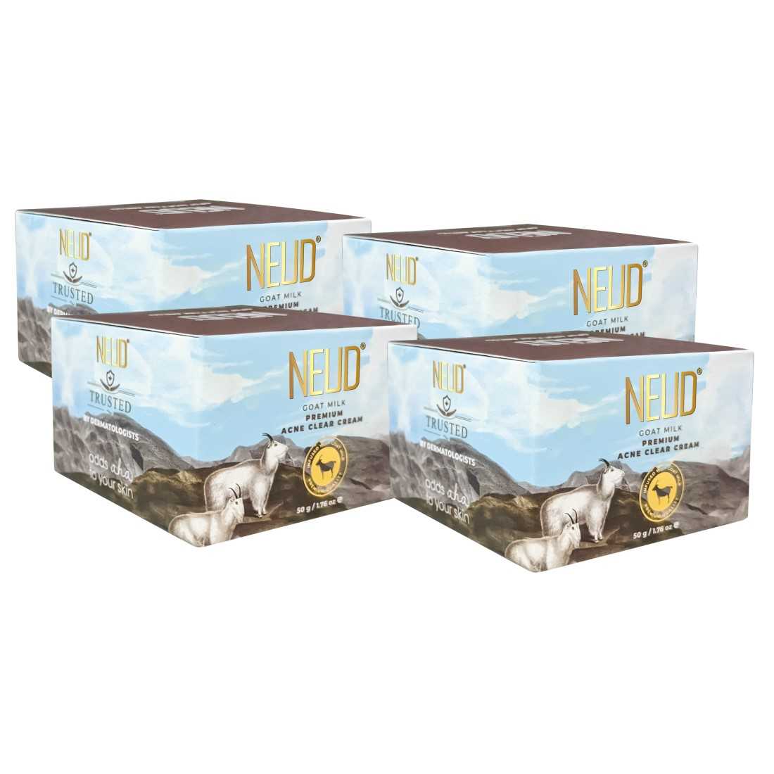 NEUD Goat Milk Acne Clear Cream for Men & Women - 50g