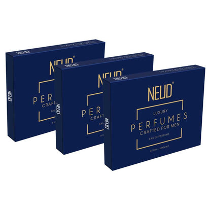 NEUD Luxury Perfumes for Men Long Lasting EDP - 6 Vials x 10ml Each