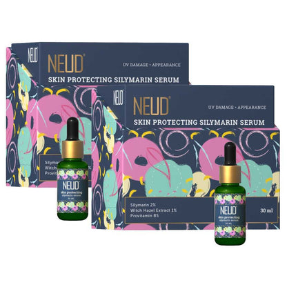 NEUD Skin Protecting Silymarin Serum With Witch Hazel, Provitamin B5 and Aquaxyl - 30 ml